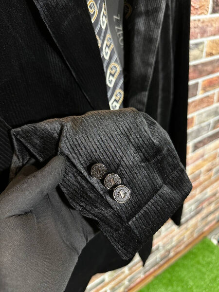Мужской пиджак Zegna мужской черный 156891-4