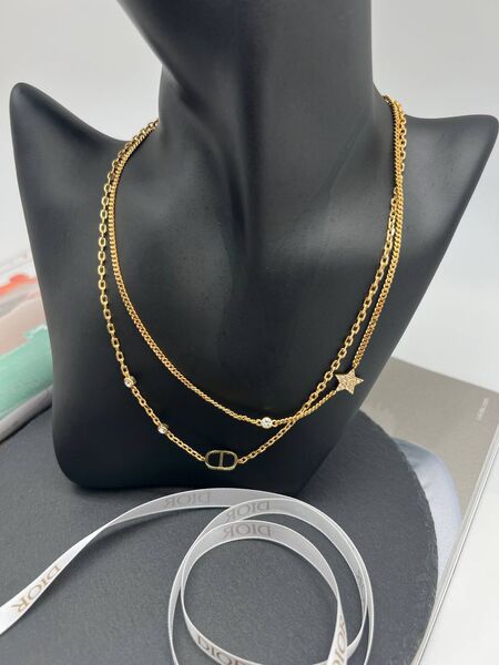 Колье Christian Dior бронзовый 175170
