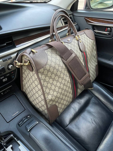 Мужской портфель Gucci мужской канва бежевый 95749-2