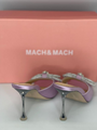 Босоножки Mach&Mach женский сатин фиолетовый 12541-3