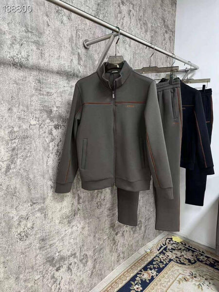 Мужской костюм Zegna мужской графитовый 160809-2