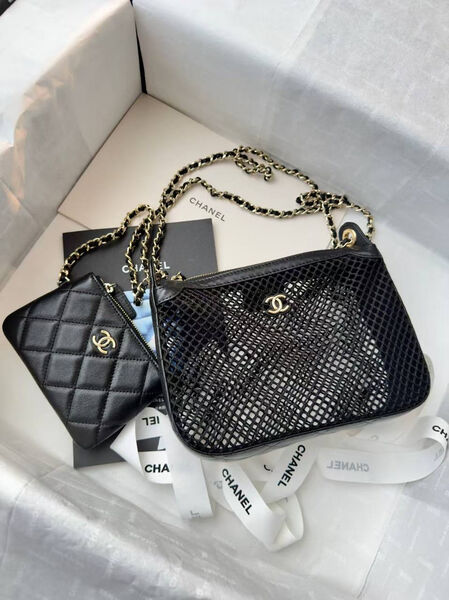 Сумка Chanel женский кожа черный 190002-4