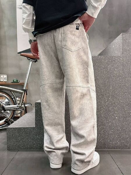 Мужские брюки Balenciaga мужской серый d9191519-1-7