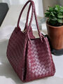 Сумка Bottega Veneta женский кожа бордовый 156361-5