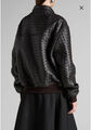 Куртка Bottega Veneta женский кожа черный 195125-3