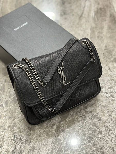 Сумка Saint Laurent женский кожа черный 129083-2