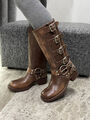 Сапоги Miu Miu женский кожа 125974-10