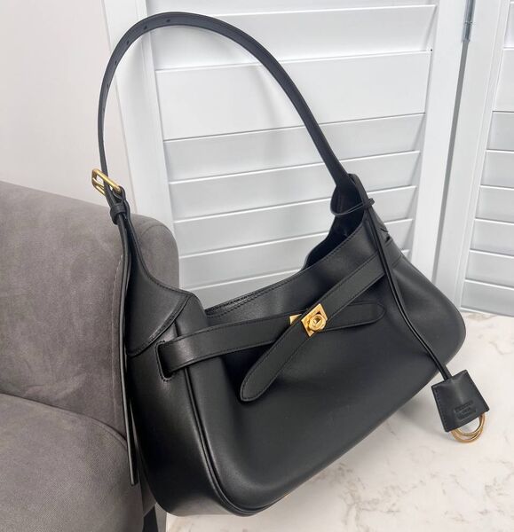 Сумка Balenciaga Bel Air Smaii женский кожа черный 174511