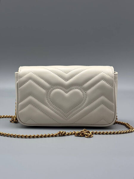 Сумка Gucci женский кожа белый 195345-5