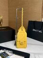 Сумка Chanel женский замша желтый s8384612-1-6