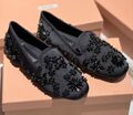 Лоферы Miu Miu женский текстиль черный 148245-1