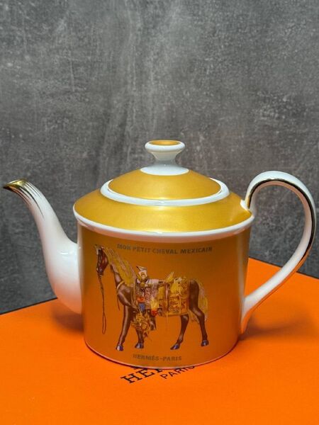 Чайный сервиз Hermes фарфор золотой i4617893-1-8