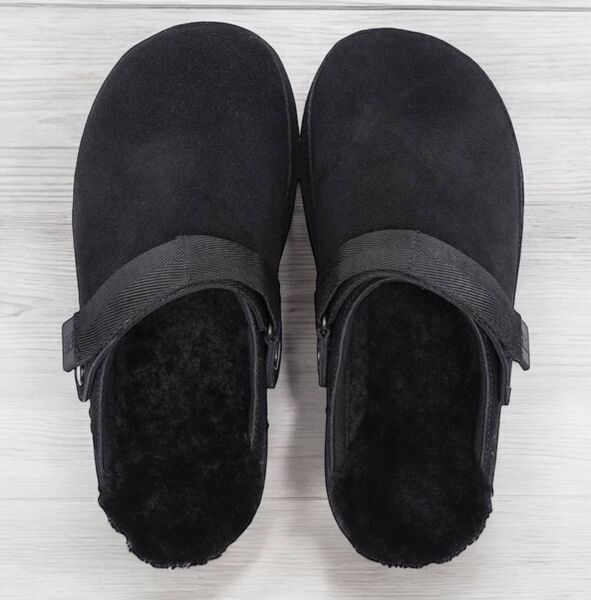 Сабо Ugg Goldenstar Clog женский замша черный 158961