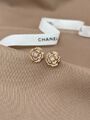 Серьги-трансформеры Chanel Camelia женский золото x2402826-1-3