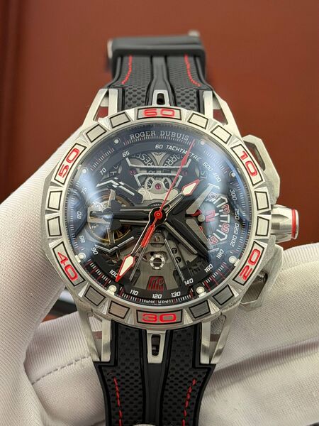 Мужские часы Roger Dubuis мужской черный q4134261-1-3