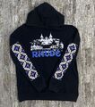 Мужское худи Rhude мужской черный,белый 143878