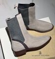 Ботинки Brunello Cucinelli женский замша графитовый 128256