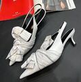Туфли Balenciaga женский кожа белый 156045-1