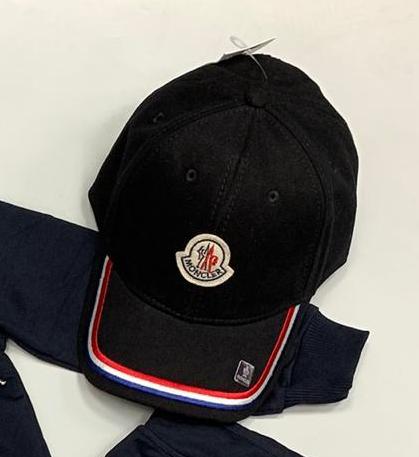 Детская кепка Moncler ткань черный 16660