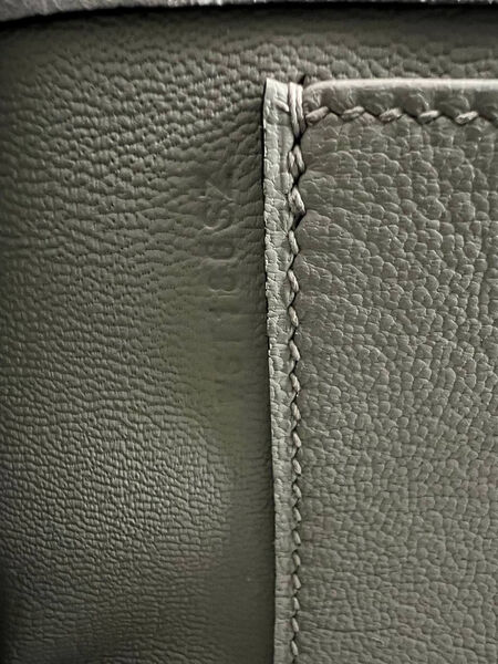 Сумка Hermèskelly Pochette женский замша графитовый 155750-8