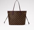 Сумка Louis Vuitton Neverfull Inside Out MM женский кожа коричневый T754069-1