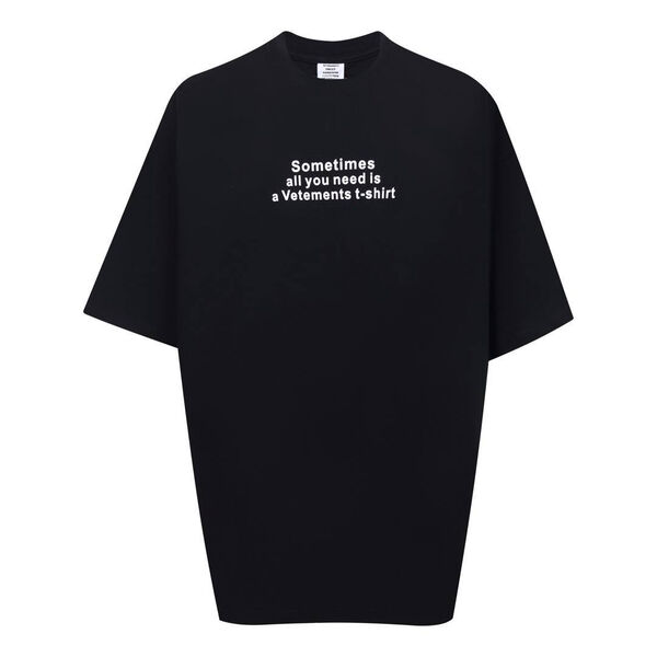 Мужская футболка Vetements мужской черный 173240-2