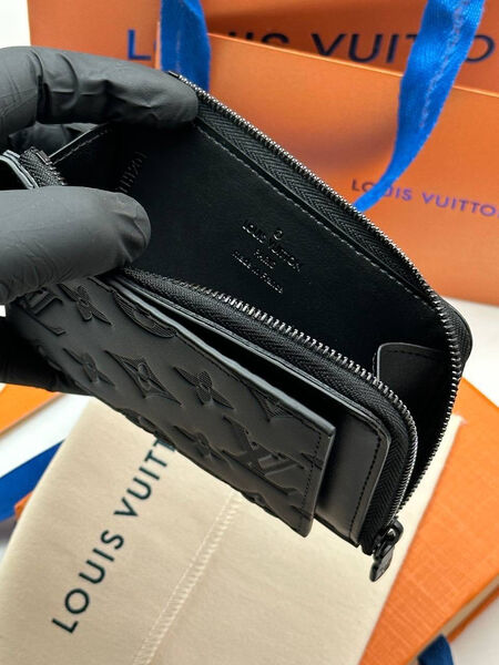 Картхолдер Louis Vuitton мужской кожа черный 108251-7
