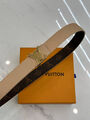 Женский ремень двусторонний Louis Vuitton женский кожа бежевый 21949-2