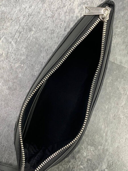Мужской клатч Bottega Veneta мужской кожа черный 195711-4