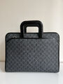 Мужской портфель Gucci мужской кожа графитовый 149896-5