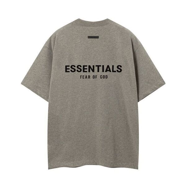 Футболка Fear Of God Essentials мужской хлопок серый a0380660-1-2