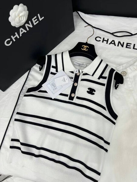 Майка Chanel женский белый 186576-2
