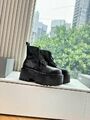 Ботинки Balenciaga Strike Platform женский кожа черный T761469-1