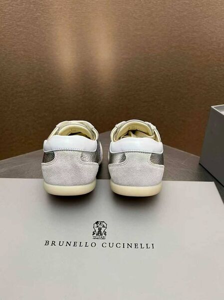 Женские кеды Brunello Cucinelli женский кожа графитовый z8986782-1-4