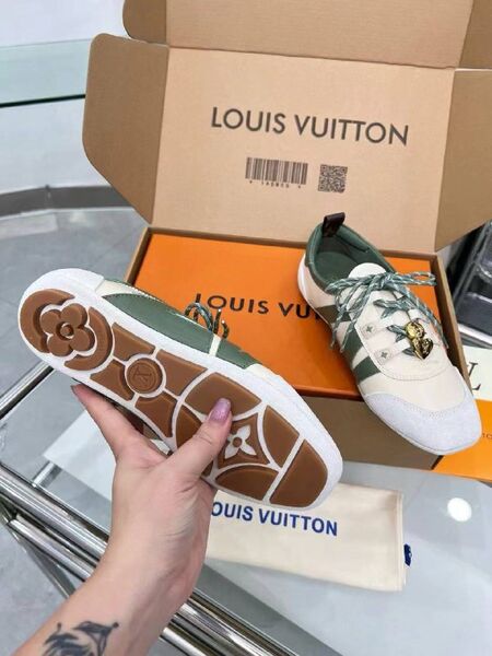Женские кеды Louis Vuitton женский кожа b2440075-1-5