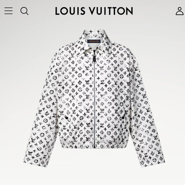 Бомбер Louis Vuitton женский черный 195880-3