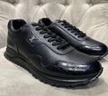 Мужские кроссовки Louis Vuitton мужской кожа черный 140506-1
