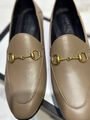 Лоферы Gucci женский кожа бежевый 99951-2