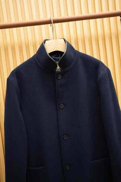 Мужское пальто Loro Piana мужской черный 171172-6