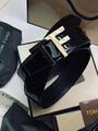 Мужской ремень Tom Ford мужской кожа черный 135024-2