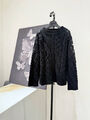 Свитер Ermanno Scervino женский вязаная ткань черный 201294-2