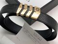 Мужской ремень Gucci мужской кожа черный 52379-1