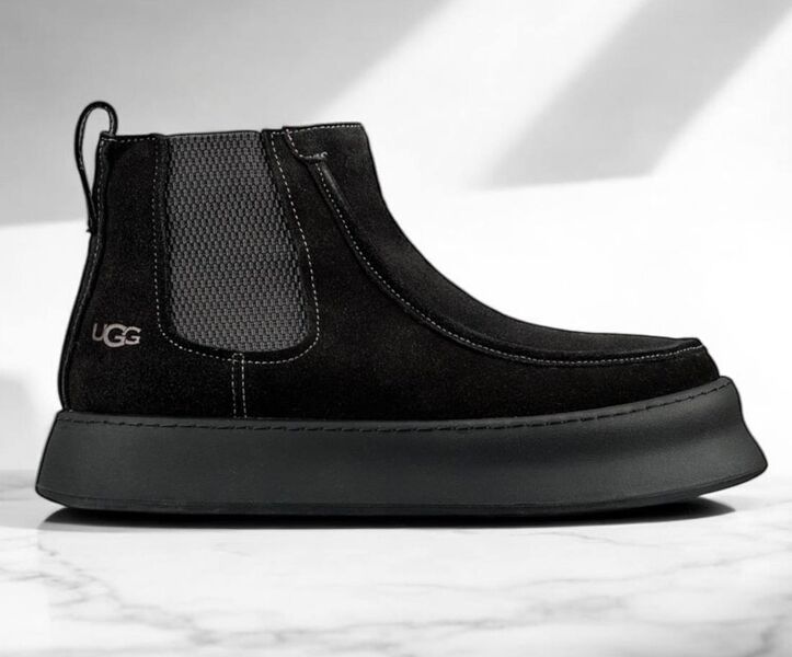 Мужские угги Ugg Mens Chelsea мужской замша черный 163653