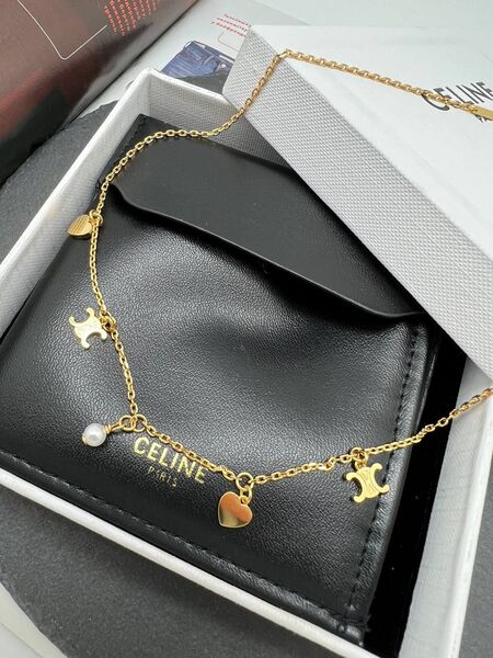 Колье Celine бронзовый 175823