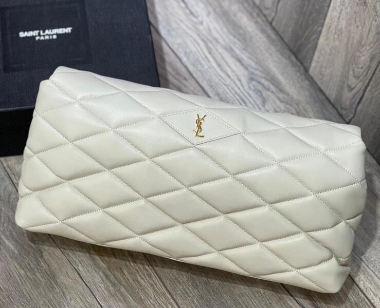Клатч Saint Laurent женский кожа белый 26192