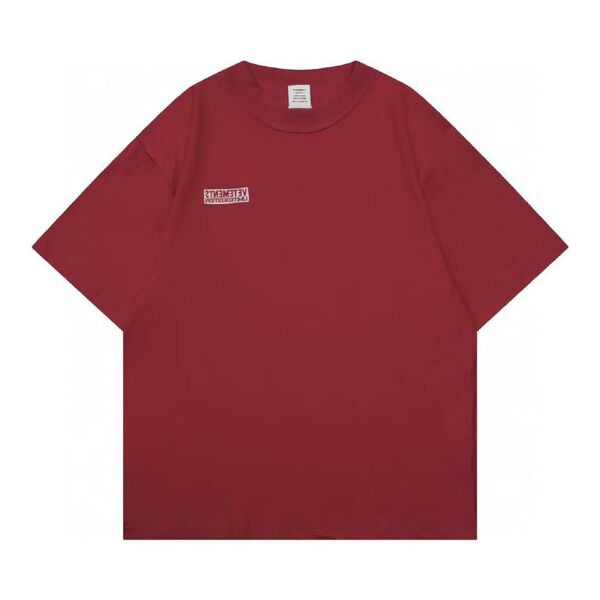 Футболка Vetements женский бордовый q5386076-1