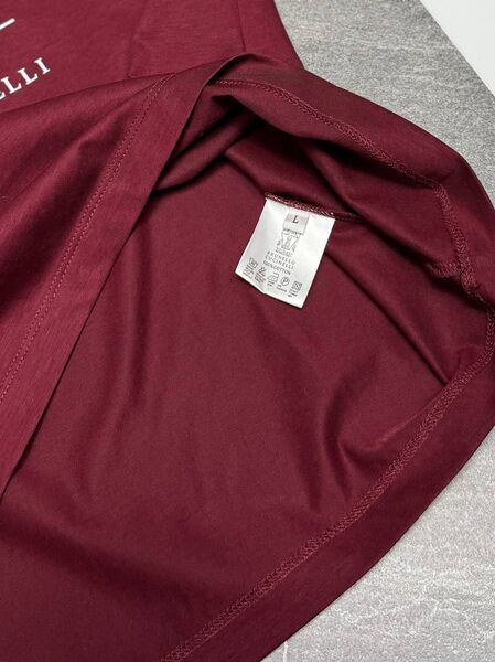 Мужская футболка Brunello Cucinelli мужской бордовый 170320-2