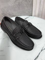 Мужские лоферы Louis Vuitton мужской кожа черный 185774-5