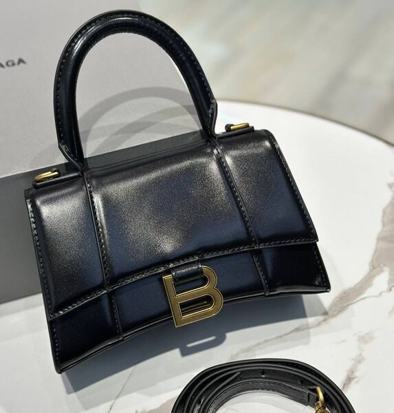 Сумка Balenciaga женский кожа черный 167484