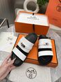 Женские шлепанцы Hermes женский кожа белый q5357785-1-5